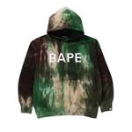 Худи BAPE Ice Dye Relaxed Fit Pullover Hoodie 'Green' 1