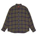 Рубашки на пуговицах Supreme Basket Weave Plaid Shirt 'Желтый' 1