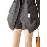 Шорты-костюм в горошек Slim Fit YGH-EM8099-1 1