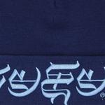 Бини Supreme New Era Blackletter Beanie 'Washed Navy' 3