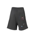 kids sticker printed sweat shorts 2