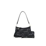 Каллиграфический монограммный набор сумок 2 Way Shoulder Bag Set - Black 1