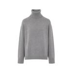 high-neck drop-shoulder sweater 1