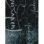 celestial-print frayed scarf 2