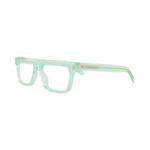 Очки Gucci оправы оптические из переработанного ацетата квадратной формы 'Green/Transparent' 2