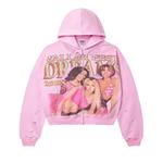 Топы Vale Forever Dreams Zip Up Hoodie 'Pink' 1