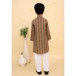 Магазин Mom Store: набор курта для мальчиков Kalamkari — черный 3