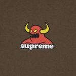 Худи Supreme x Toy Machine Hooded Sweatshirt 'Dusty Brown' 2