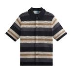 Рубашки на пуговицах Kith Thompson Crochet Button Down Shirt 'Black' 1