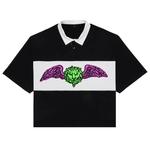 Поло GOAT Embroidered Winged Lion Rugby Черный/Белый 1