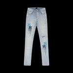 Джинсы Amiri MA Drip Skinny 'Light Indigo' 1