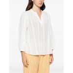 broderie-anglaise V-neck blouse 3