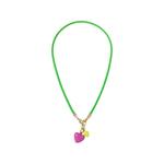 Колье Happy Cord Mini Double Heart 1