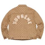 Джинсовые куртки Supreme Hole Punch Denim Trucker Jacket 'Brown' 2