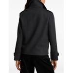 double-breasted twill short coat 3