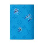 Путешествия Louis Vuitton Passport Cover 'Pool Blue Monogram Canvas' 2