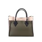 Сумка-тоут On My Side Leather with Monogram Canvas MM 2