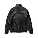 Кожаная куртка PURPLE BRAND Zipped Leather Jacket 'Black' 2