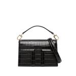 Мини-сумка T-flap с тиснением под крокодила 1