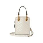 Сумка через плечо Gucci GG Marmont Matelassé Mini Bag 'Белый' 2