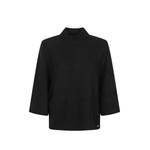 high-neck raglan-sleeve sweater 1