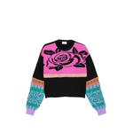 rose-intarsia intarsia-knit sweater 1