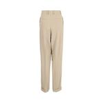 Низы Ferragamo Wide Leg Wool Trousers 'Beige/White' 2