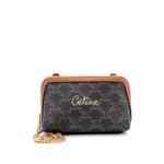 Сумка на плечо Zip Around Chain Clutch с вышивкой Triomphe 1