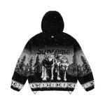 Флисовые куртки Supreme x BB. Simon Reversible Hooded Fleece Jacket 'Black' 2