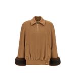 fur-cuff camel hair jacket 1