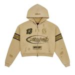 Молнии Godspeed Speedway Zip Hoodie 'Sand' 1