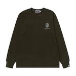 Футболки BAPE Reflective Print Long-Sleeve Tee 'Olive Drab' 1
