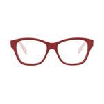 Очки Alexander McQueen Square-Frame Acetate Optical Frames 'Красный прозрачный' 1