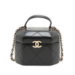 Сумка-сэтчел CC Quilted Lambskin Hexagon Top Handle Vanity Case (2021-2026 годы) 1
