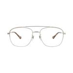 Очки Gucci Aviator-Frame Metal Optical Frames «Silver Silver Transparent» 1