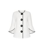 crinkled bell-sleeve jacket 1
