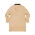 Тренчи Supreme x Burberry Leather Collar Trench 'Бежевый' 2