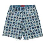 Шорты Supreme Frayed Patchwork Baggy Denim Short 'Вымытый синий' 1