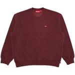 Свитшоты Supreme Small Box Crewneck 'Maroon' 1