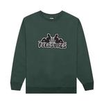 Свитеры Pleasures Thicc Applique Premium Crewneck «Alpine Green» 1