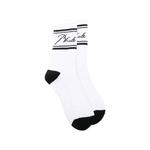 script logo-intarsia socks 1