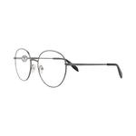 Очки Alexander McQueen Round-Frame Metal Optical Frames 'Ruthenium Transparent' 2