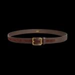 Ремни Kith Two-Tone Smooth Leather & Suede Belt «Kindling» 1
