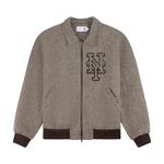 Университетские куртки Aimé Leon Dore x New York Mets Wool Varsity Jacket 'Коричневый' 1