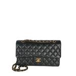 Стеганая сумка на плечо Classic Double Flap среднего размера (2021-2025 годы) 1