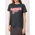 Футболка с принтом Anthracite Slogan Regular/Normal Fit с коротким рукавом, 1% хлопок, трикотажная, Twoss26Ts233 3