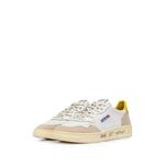 Medalist Low sneakers in white leather and slicker suede 2