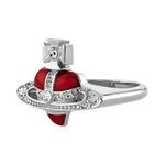 Кольца Vivienne Westwood New Diamante Heart Ring 'Crystal/Indian Pink' 2