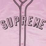 Джерси Supreme x Mitchell & Ness Satin Baseball Jersey 'Pink' 3