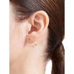 Серьга Twist Pin 03 из желтого золота 2